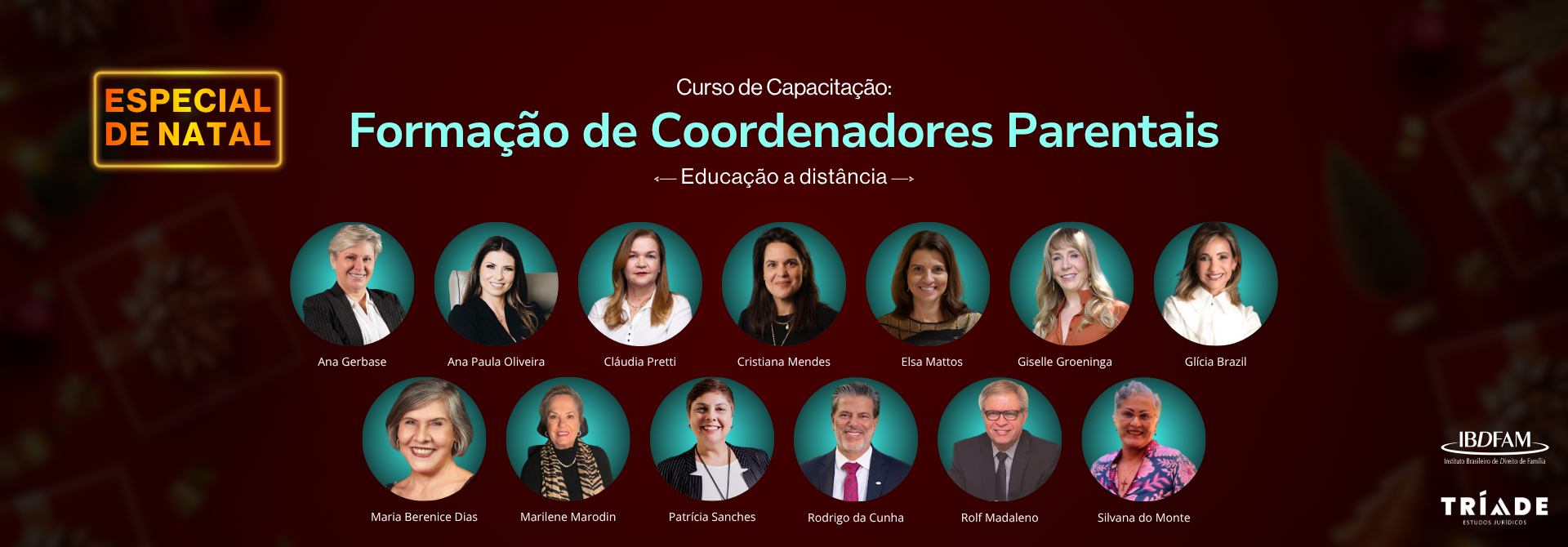 CURSO DE CAPACITAÇÃO:  FORMAÇÃO DE COORDENADORES PARENTAIS - BLACK
