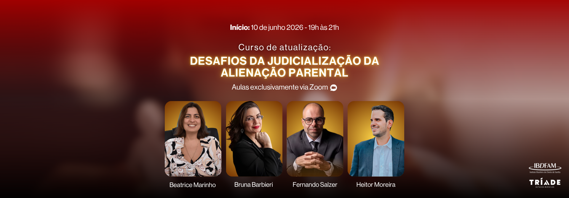 2026 - CURSO DE ATUALIZAÇÃO: DESAFIOS DA JUDICIALIZAÇÃO DA ALIENAÇÃO PARENTAL